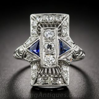 Art Deco Diamond Dinner Ring