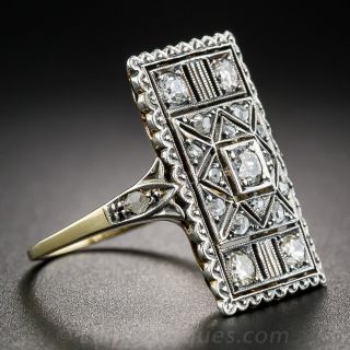 Art Deco Diamond Dinner Ring