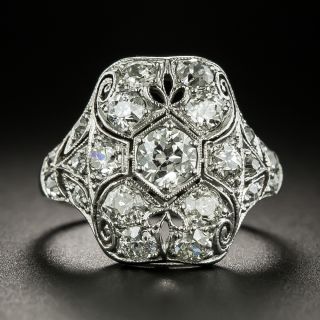 Art Deco Diamond Dinner Ring - 2