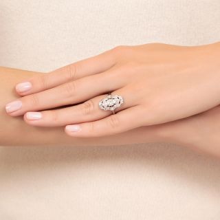 Art Deco Diamond Dinner Ring