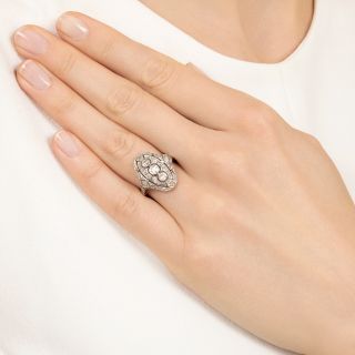 Art Deco Diamond Dinner Ring