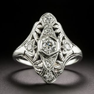 Art Deco Diamond Dinner Ring - 2