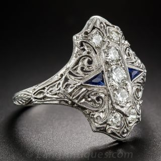 Art Deco Diamond Dinner Ring