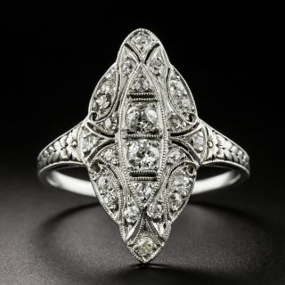 Art Deco Diamond Dinner Ring - 2