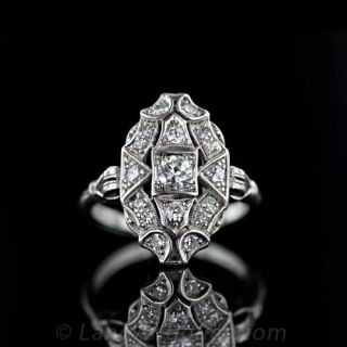 Art Deco Diamond Dinner Ring
Art Deco Jewelry 