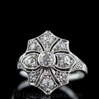 Art Deco Diamond Dinner Ring
Art Deco Jewelry Estate Jewelry 