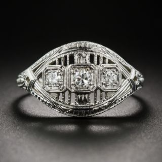 Art Deco Diamond Dome Ring