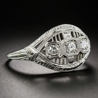 Art Deco Diamond Dome Ring