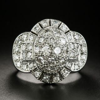Art Deco Diamond Dome Ring - 2