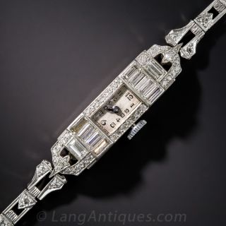 Art Deco Diamond Dress Watch