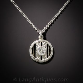 Art Deco Diamond Drop