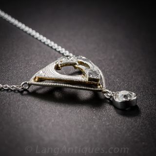 Art Deco Diamond Drop