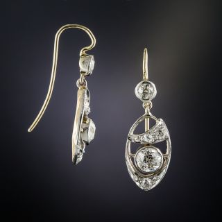 Art Deco Diamond Drop Earrings