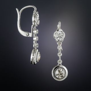 Art Deco Diamond Drop Earrings