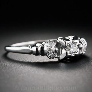 Art Deco Diamond Engagement Ring