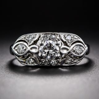 Art Deco Diamond Engagement Ring - 2