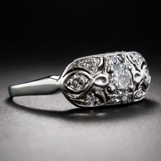 Art Deco Diamond Engagement Ring