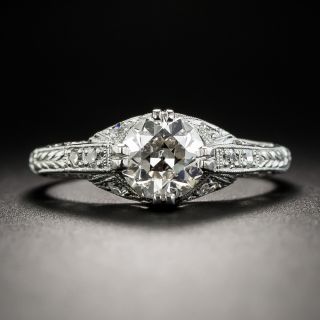 Art Deco Diamond Engagement Ring - 2