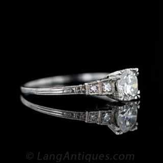 Art Deco Diamond Engagement Ring