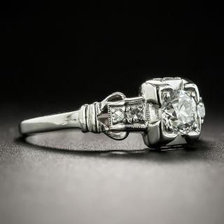 Art Deco Diamond Engagement Ring