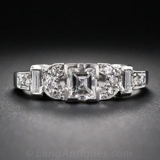 Art Deco Diamond Engagement Ring