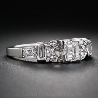Art Deco Diamond Engagement Ring