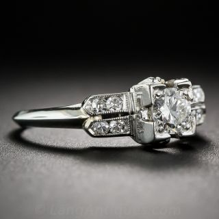 Art Deco Diamond Engagement Ring