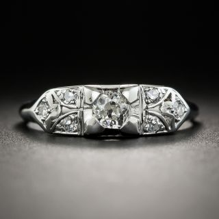 Art Deco Diamond Engagement Ring by Granat Brothers - 1