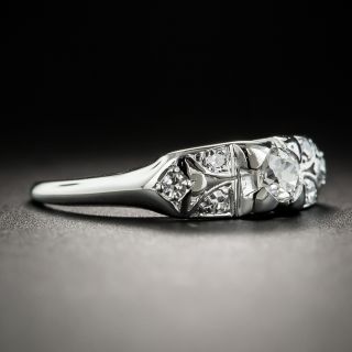 Art Deco Diamond Engagement Ring by Granat Brothers
