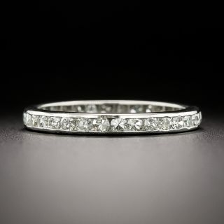 Art Deco Diamond Eternity Band, Size 5 - 3
