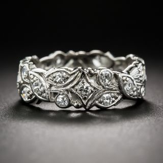 Art Deco Diamond Eternity Band