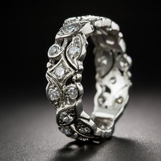 Art Deco Diamond Eternity Band