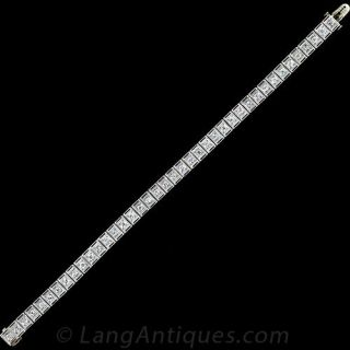 Art Deco Diamond Line Bracelet
