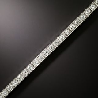 Art Deco Diamond Line Bracelet - 2