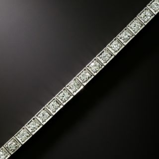 Art Deco Diamond Line Bracelet - 2