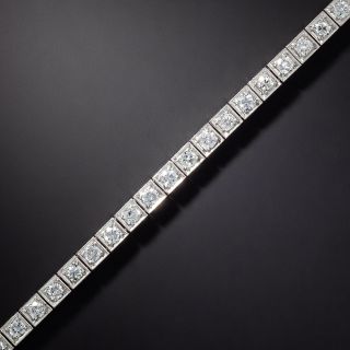 Art Deco Diamond Line Bracelet - 2