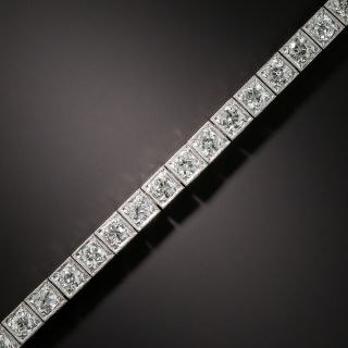 Art Deco Diamond Line Bracelet