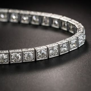 Art Deco Diamond Line Bracelet