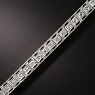 Art Deco Diamond Line Bracelet - 3