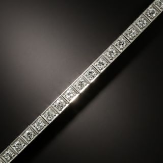 Art Deco Diamond Line Bracelet by Robert Klitz - 5