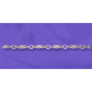 Art Deco Diamond Link Bracelet
