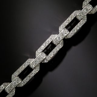 Art Deco Diamond Link Bracelet