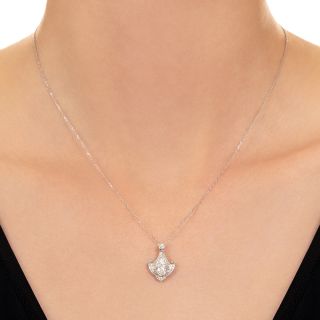 Art Deco Diamond Pendant