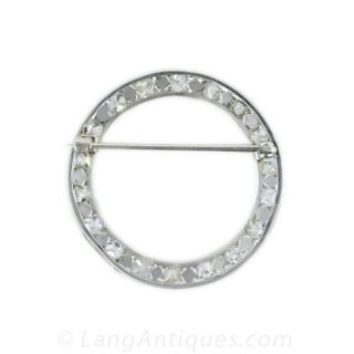 Art Deco Diamond Pin