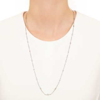 Art Deco Diamond Platinum Chain