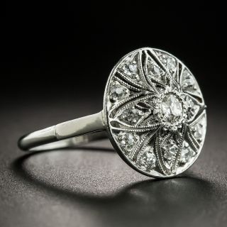 Art Deco Diamond Star Cluster Ring