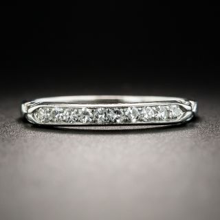 Art Deco Diamond Wedding Band