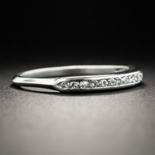 Art Deco Diamond Wedding Band