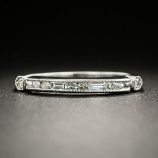 Art Deco Diamond Wedding Band by Granat Brothers - 2