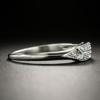 Art Deco Diamond Wedding Band by Loretz and Benoit
